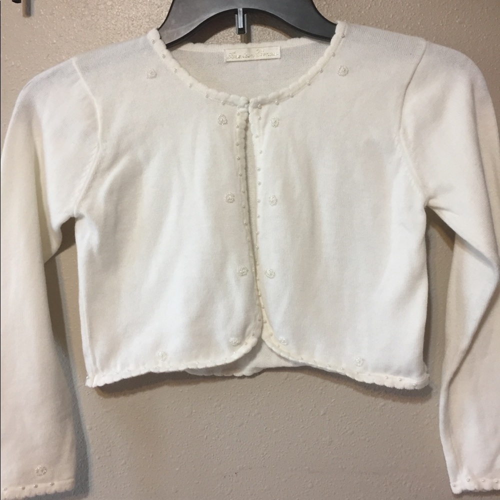 Off white size M girls cardigan